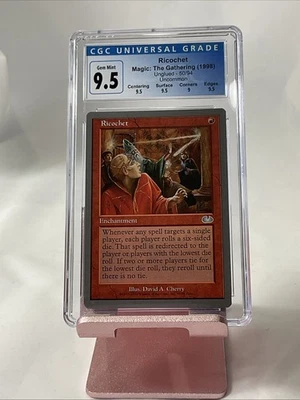 CGC 9.5 - RICOCHET - Unglued Graded MTG Magic the Gathering Card - Image 1 of 2