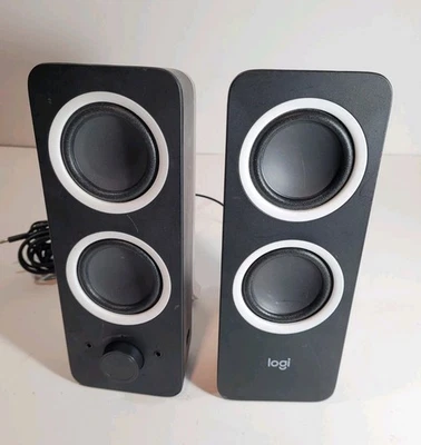 Logitech Z200 10W Multimedia Computer Speakers, Pair - Black - Image 1 of 4