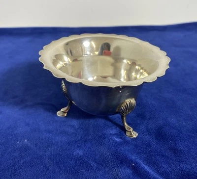 Винтажная Серебряная Сахарница, ножки гребешка, Шеффилд(?) серебряная посуда - Изображение 1 из 4