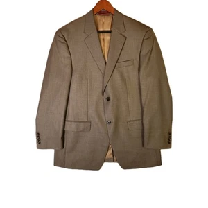 IZOD Macy's Ropa de Hombre Chaqueta Deportiva Abrigo 40R Dorado Beige Forrado Muesca Solapa Otoño - Imagen 1 de 13