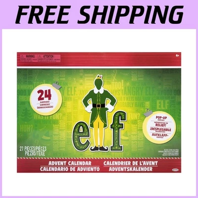 Unique Elf Advent Calendar with Surprise Figures - Image 1 of 4