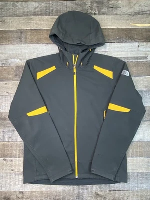 Мужская куртка с капюшоном The North Face Apex Bionic Мягкая подкладка Серая Желтая Размер Medium - Изображение 1 из 4