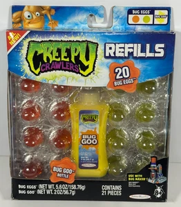 Creepy Crawlers Refills 20 Bug Eggs & Yellow Bug Goo Jakks Pacific 2011 UNGEÖFFNET - Bild 1 von 9