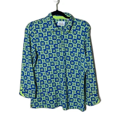 EP Pro Tour Tech Womens Golf Geometric Hippy Psychedelic Polyester Funky Whimsy - Image 1 of 4
