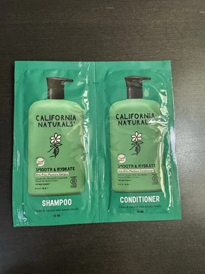 California Naturals Super Moisture Shampoo & Conditioner Duo Sample NEW - Image 1 of 2