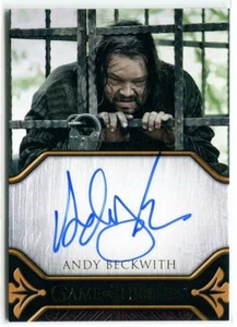 Autógrafo ANDY BECKWITH como Rorge Juego de Tronos LEGADO - Imagen 1 de 1