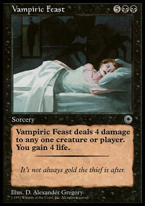 Vampiric Feast - Medium Play MTG Portal - Image 1 of 1