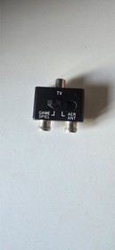 RF TV Switch Box - Game/Spiel to Aerial/Antenna - NES, SNES, N64, Mega Drive, Ma