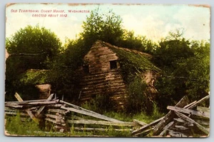 ALTES TERRITORIALES GERICHTSHAUS WASHINGTON WA errichtet 1842 verschickt 1909 Postkarte A88 - Bild 1 von 2