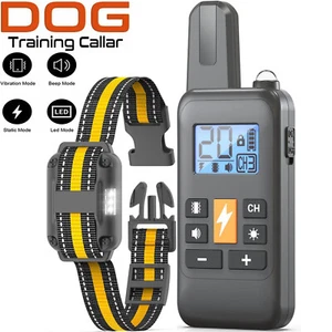 800M- Hund Ausbildung Stromschlag Erziehungshalsband Hunde E Shock Ton Funktion - Bild 1 von 21