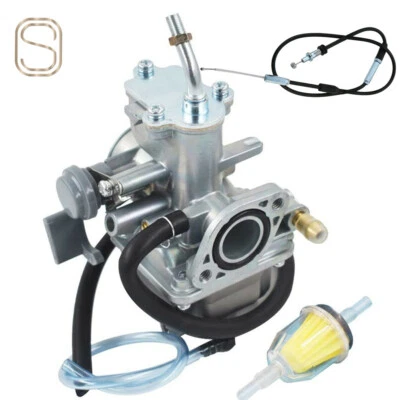 Carburetor & Throttle Cable Fits For Yamaha Raptor 50 Moto 4 YFM80 Champ 100 - Image 1 of 4