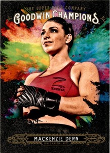 2018 Upper Deck Goodwin Champions Splash of Color Mackenzie Dern #145 Rookie