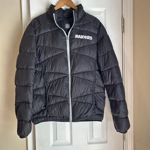 Las Vegas Raiders Puffer Jacket donna grande G-III Carl Banks confezionabile NFL nero - Foto 1 di 21
