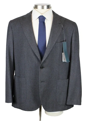 Chaqueta Boglioli K 48 R se adapta a 46 R (58 EU) Blazer de lana marrón azul mezcla $1895 Foto 1 de 4