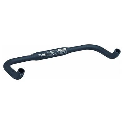 Deda Crononero Handlebar 44cm Time Trial Triathlon Bike Alloy Handlebar Black - Image 1 of 4