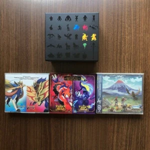 Pokemon Super Music Collection CD set of 3 Sword Shield Arceus Scarlet Violet - Picture 1 of 5