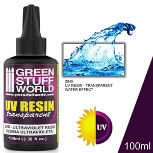 Ultraviolet Resin 100ml - Water Effect Sea Lakes Ponds - Modelling - Picture 1 of 3