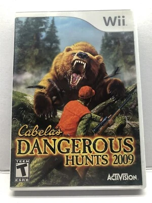 Wii Cabela's Dangerous Hunts 2009 (Nintendo Wii) Complete w/ Manual - Image 1 of 4