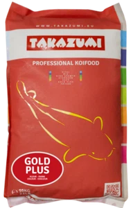 TAKAZUMI GOLD PLUS - Dimensioni pellet: Ø 4,5 mm colore e crescita 10 kg