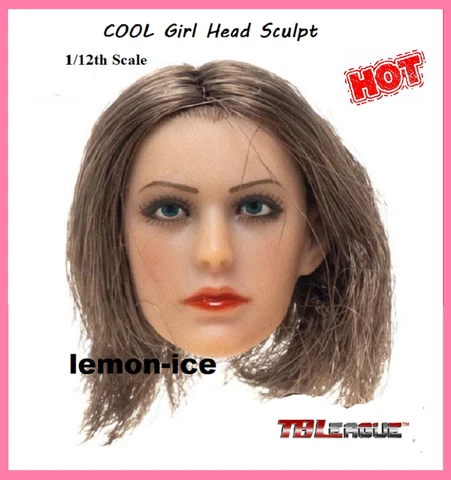 ❤️❤️HOT❤️❤️ 1/12 Scale Woman Female Head Sculpt TBLeague Phicen Hot Toys Figures Cover