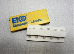 EIKO 387 28V .04A/T1-3/4 Flanged Miniature Lamps Qty 10 New - Picture 1 of 5