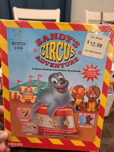 Sandy's Circus Adventure For Macintosh CD ROM by Phillips - SEALED! VERY RARE!! - Picture 1 of 4