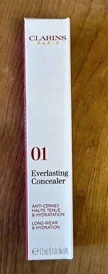 Clarins  Everlasting Concealer .4oz Full Size 01 LIGHT - Image 1 of 2