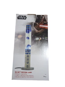 Disney Star Wars R2-D2 Blue 18 Inch Motion Glass Lava Lamp Lucasfilm New In Box - Picture 1 of 9