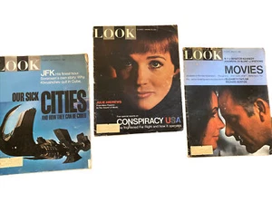 Lot Of 3- VINTAGE LOOK MAGAZINES FROM 1965- January, March, & September - Picture 1 of 15