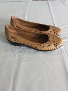 Easy Spirit #191 Damenschuhe Größe 8N gebraucht guter Zustand, hellbraun beige - Bild 1 von 10