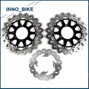 Front Rear Brake Disc Rotors For Honda CBR1000RR 2006 2007 CBR 1000 RR Fireblade - Foto 1 di 3