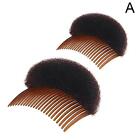 2X Invisible Fluffy Hair Pad Sponge Clip Forehead Hair Volume D0 Comb M8 V3a8