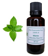 OLIO ESSENZIALE DI MENTA (MENTHA PIPERITA) - PURO 100% - 30ml