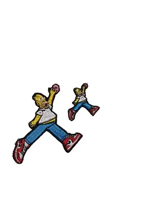 Homer  Simpson Parody(3x3.5 inches) Nike Jumpman Iron On Patch Set  - Image 1 of 4