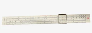 Friedrich Hemmi Rechenschieber Post Co. 1447 im Etui Vintage - Bild 1 von 15