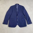 Joseph Abboud Blazer Mens 42R Slim Fit Blue Wool Suit Jacket Sport Coat
