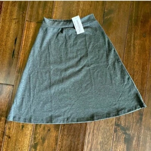 NWT Kosher Casual Girls Knee Length Skirt Gray A Line Modest Sz Small Read Desc. - Picture 1 of 2