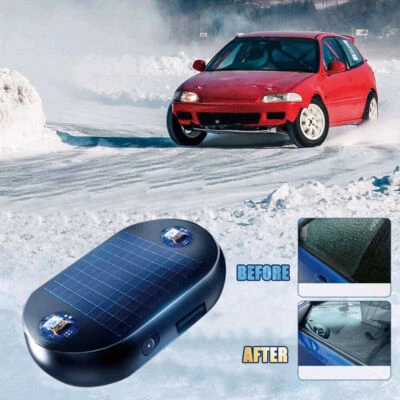 1PC Car Windshield Snow Removal Device Solar Anti-freeze Icer Defroster Tool - Image 1 of 4