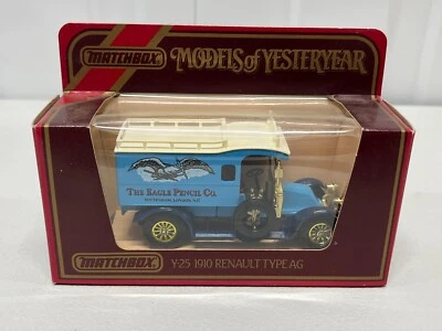 Matchbox Models of Yesteryear Y-25 1910 Renault Type AG Eagle Pencil Co BOXED - Image 1 of 4