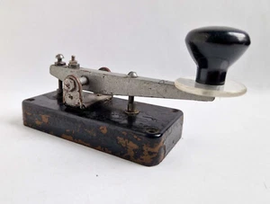 early Vintage Telegraph key Soviet Military Morse Code USSR - Zdjęcie 1 z 9