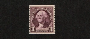 1932 U.S. Classic 3c Deep Violet Washington V. Coil p.10 Sc#721  M/VLH/OG  Fresh - Picture 1 of 1