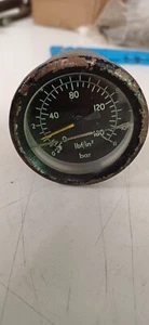 VINTAGE AIR / OIL GUAGE MOTORCYCLE -CAR - Picture 1 of 7