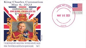 2023 KING CHARLES Coronation -  Cancelled Day of Coronation KING, NC-Wile Cachet