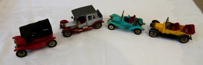 4 Vtg Lesney Matchbox MODELS OF YESTERYEAR-Maxwell,Daimler,Model T & Rolls Royce - Image 1 of 4