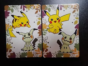 Pokemon Card Pronto Promo 2 SET Holo Shining Pikachu etc #4452 VG/LP - Picture 1 of 14