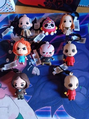 Universal Horror Serie 4 Figura Bolsa Mochila Clip Lote De 8 R.J, Loomis, Megan Foto 1 de 4