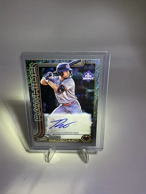 Ryan Waldschmidt 2025 Topps Pro Debut Sparkle Foil Auto 9/175 Diamondbacks - Image 1 of 2
