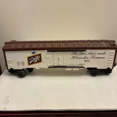 Lionel 6-9851 O Gauge Schlitz Billboard Reefer Car #9851/no box - Image 1 of 4
