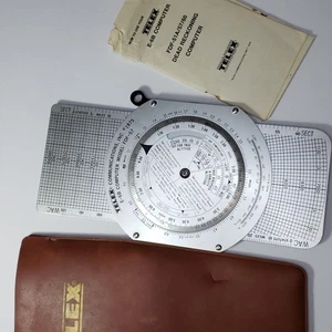 Vintage TELEX E-6B Computer Model FDF-60 Dead Reckoning Aviation 1975 - Picture 1 of 7