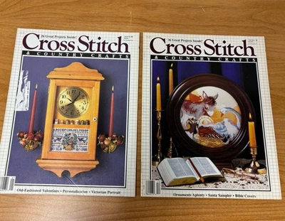 1988 Cross Stitch and Country Crafts Magazines - Image 1 of 4